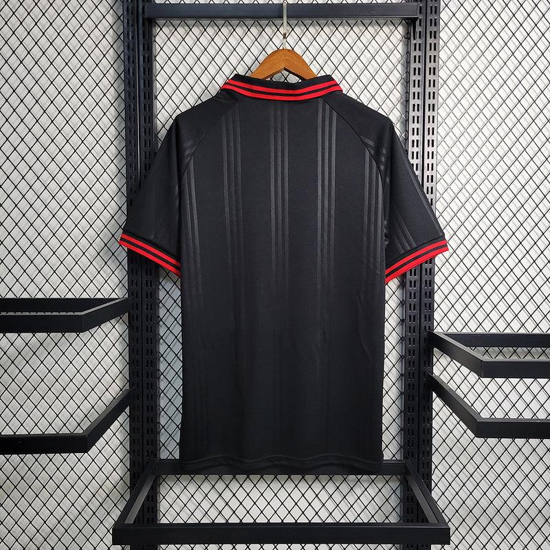 camisa Adidas - Flamengo 2019/20 Polo preto