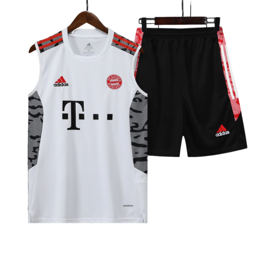 Conjunto Regata FC Bayern 22/23 Adidas - Branco