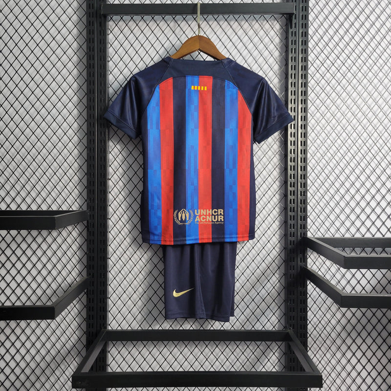 Kit Nike Barcelona I - 2022 - RNZ  - 01 em Artigos Esportivos