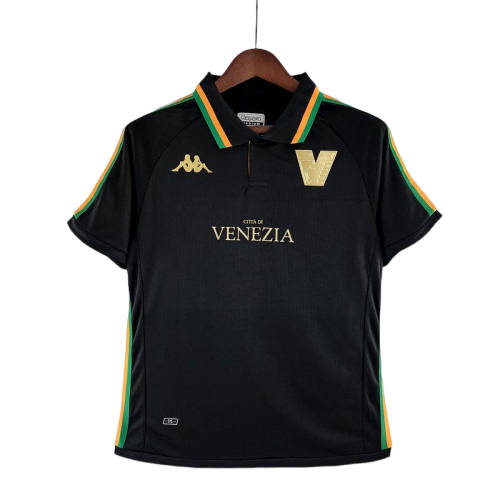 camisa Kappa - Venezia Home 2022/23 Polo Mascuino- Preto