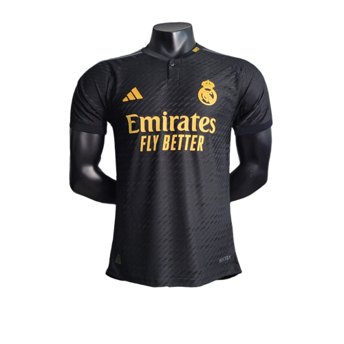 Camisa  Real Madrid II Away Adidas 2023/24 Jogador- preta