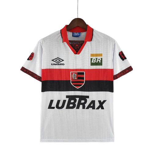 camisa Adidas - Flamengo Away 1995 Retrô  branco