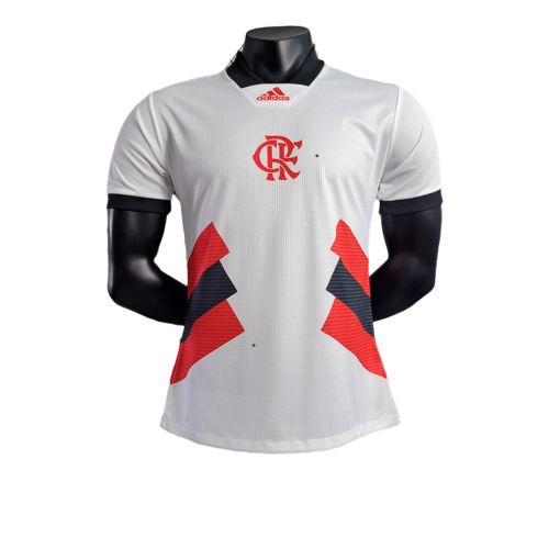 camisa Adidas - Flamengo Casual 2023 Jogador branco