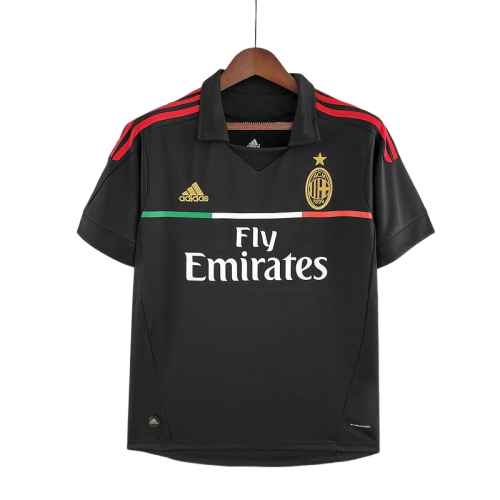 camisa  Adidas - AC Milan Away III 2011/12- preto