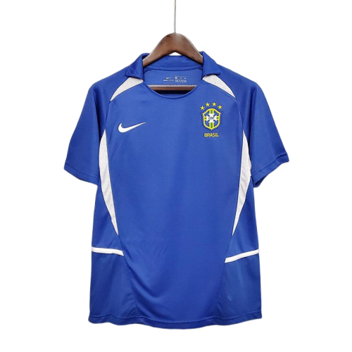 Camisa Nike - Brasil Away 2002/03 Retrô- Azul