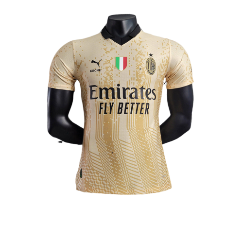 camisa Puma - AC Milan 2023/24 edição especial Jogador- dourado