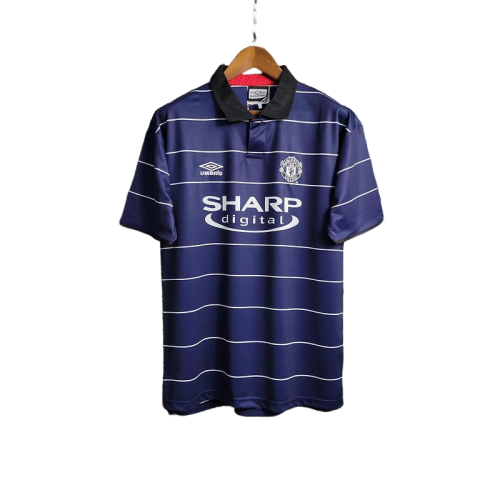 Camisa Manchester United Away Azul 1999/00 Retrô