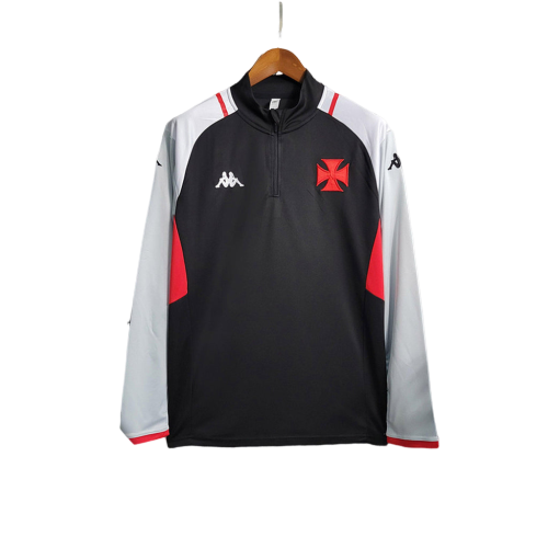 Camisa Vasco da Gama Kappa 2023/24 All Black (Manga longa) Preto/Cinza