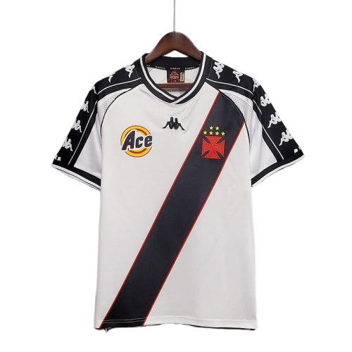 camisa Kappa- Vasco Away 2000/01- Branco