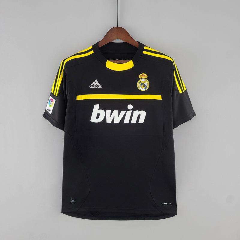 Camisa Adidas Real Madrid - Goleiro 11/12 - Retrô Preta