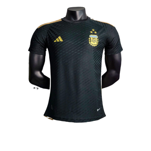 Camisa  Argentina Black Adidas 2023/24 Jogador- Preto