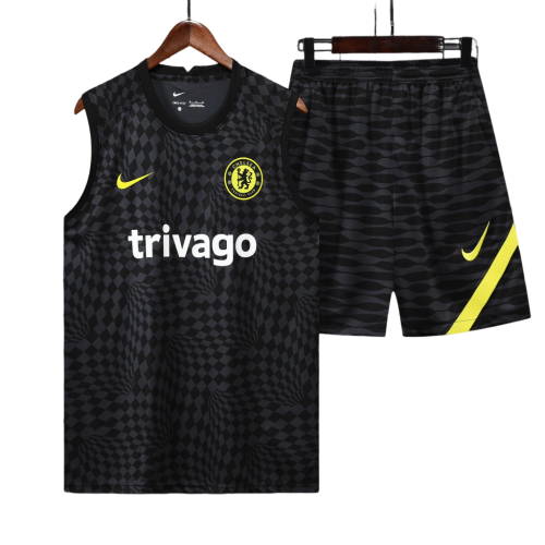 Conjunto Regata Chelsea 22/23 Nike - Preto