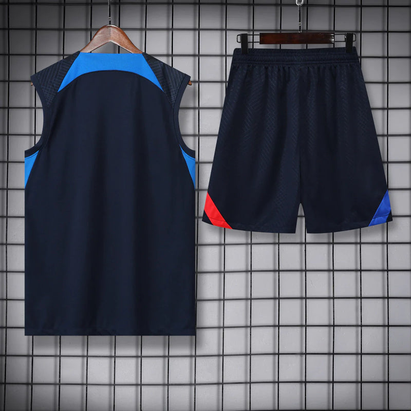 Conjunto Regata Barcelona 22/23 Nike - Azul Royal