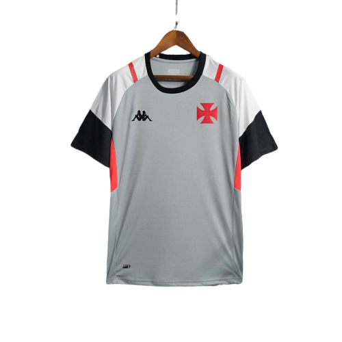 Camisa Kappa- Vasco Da Gama Treino 2023/24- Cinza