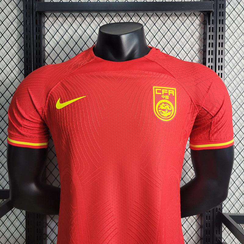 Camisa China Nike 2023/24 Jogador- Vermelho