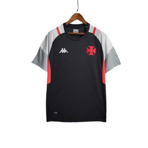 camisa Kappa- Vasco Da Gama Treino 2023/24- Preto