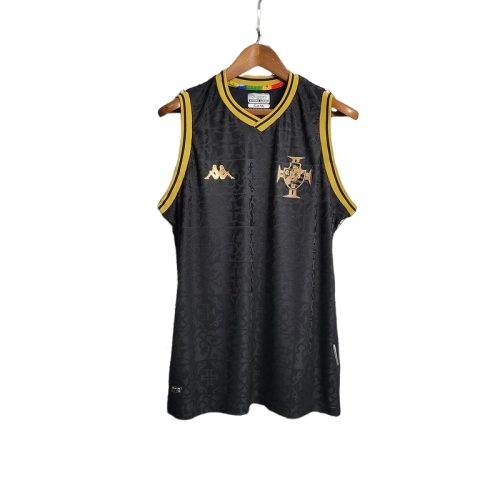 Camisa Kappa- Vasco Da Gama Goleito 2022/23 Black Edition Regata- Preto