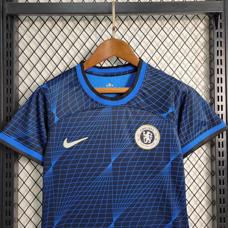 Camisa Nike - Chelsea II Away 2023/24 (Feminina)- Azul