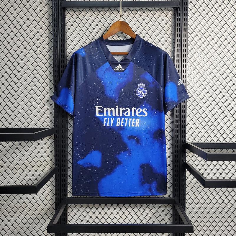 Camisa Adidas Real Madrid I 18/19 - Retrô Azul galáxia