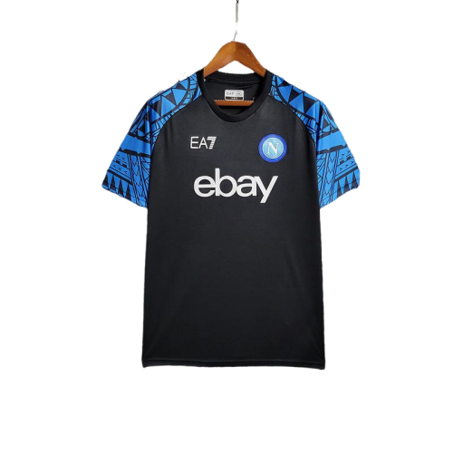 Camisa Napoli Treino EA7 2023/24- Preta