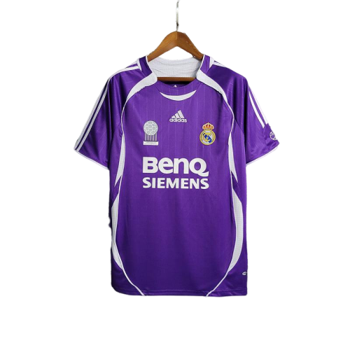 Camisa Adidas Real Madrid I 06/07 - Retrô Roxa