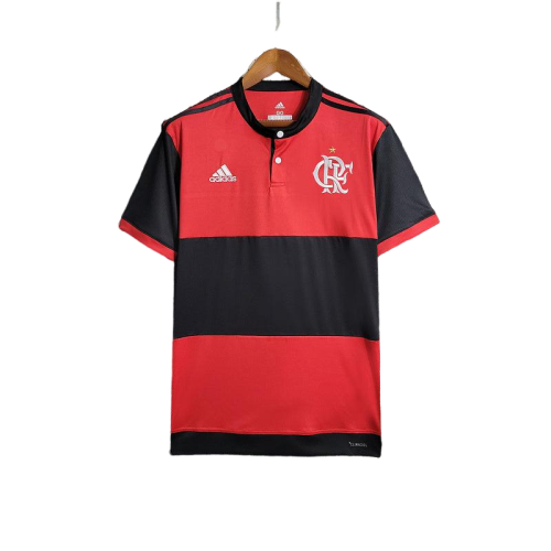 camisa Adidas - Flamengo 2017/18 Retrô vermelho