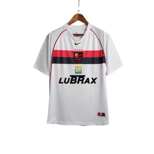 camisa Adidas - Flamengo Away 2002 Retrô  branco