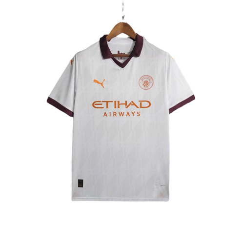 Camisa Puma - Manchester City Away 2023/24 Polo- branca