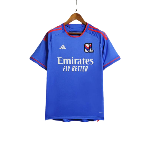 Camisa Adidas - Lyon Away 2023/24- Azul