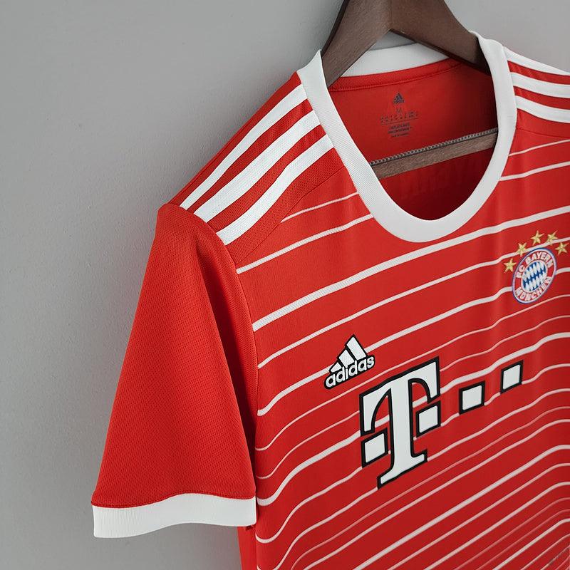 camisa Adidas - Bayern de Munique Home 2022/23 Masculino vermelha