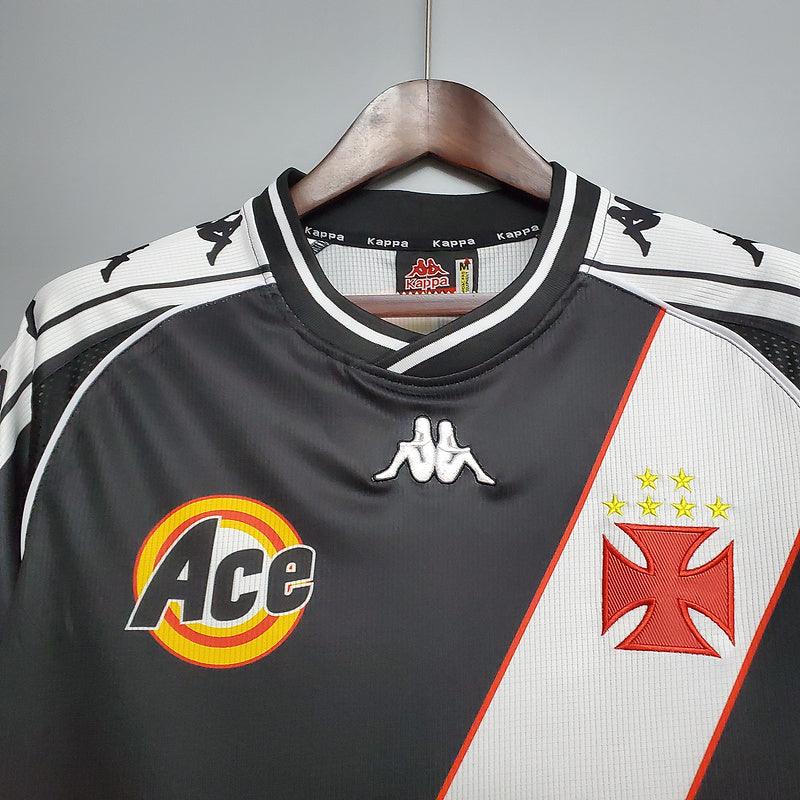 camisa Kappa - Vasco Home 2000/01 Preto