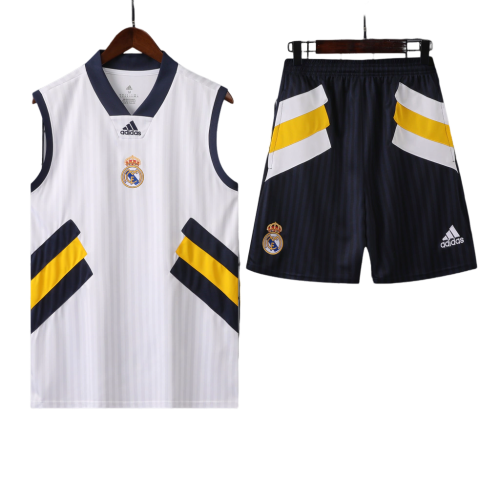 Conjunto Regata Real Madrid 23/24 Adidas - Branco