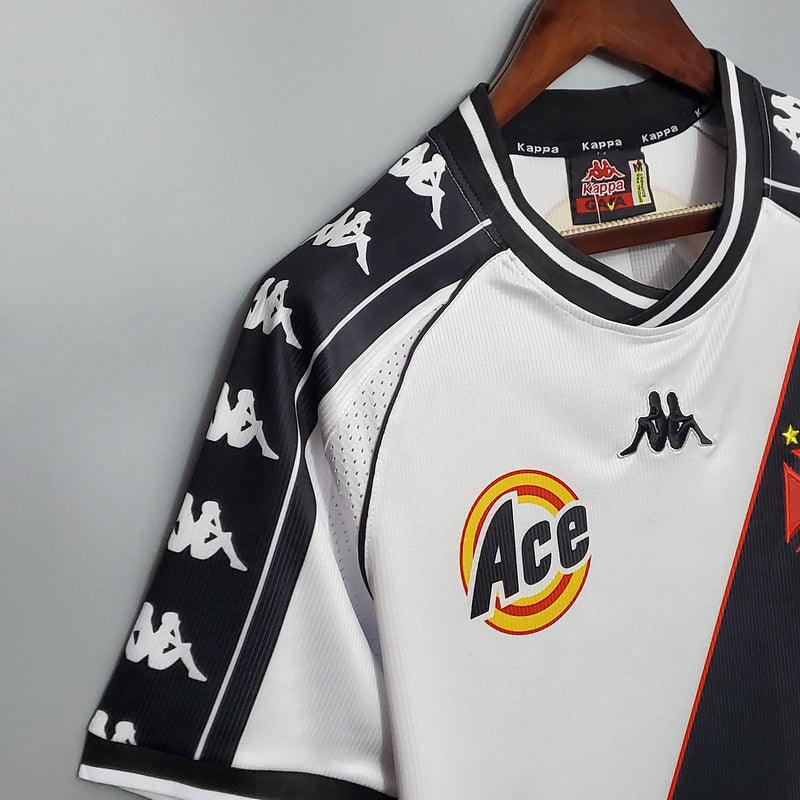 camisa Kappa- Vasco Away 2000/01- Branco