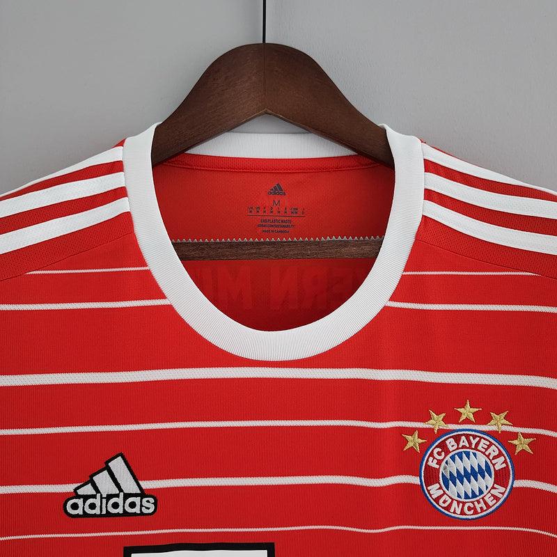 camisa Adidas - Bayern de Munique Home 2022/23 Masculino vermelha