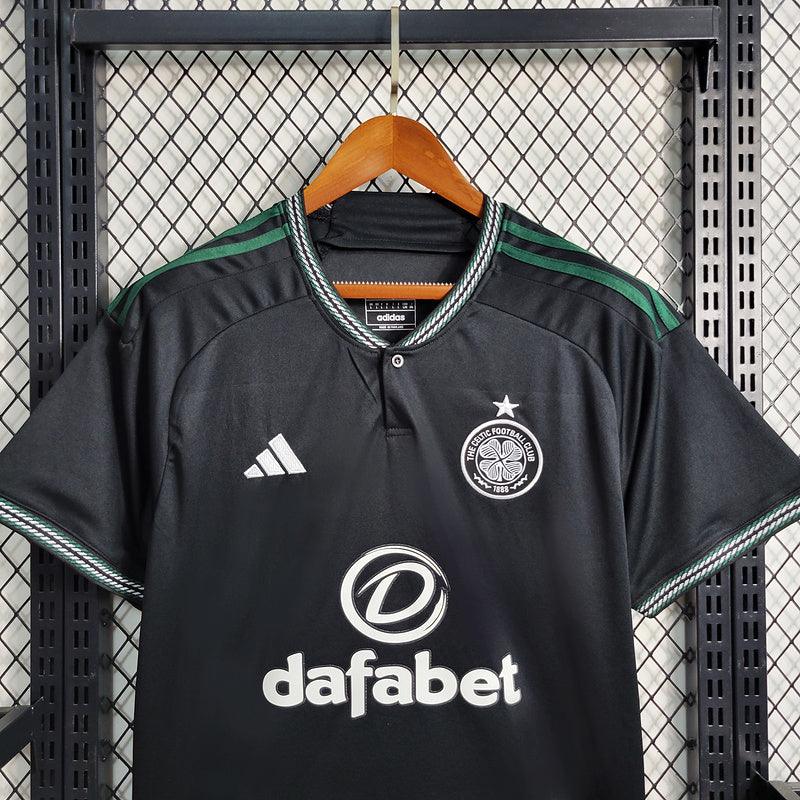 Camisa Celtic Away Adidas 2023/24- Preta