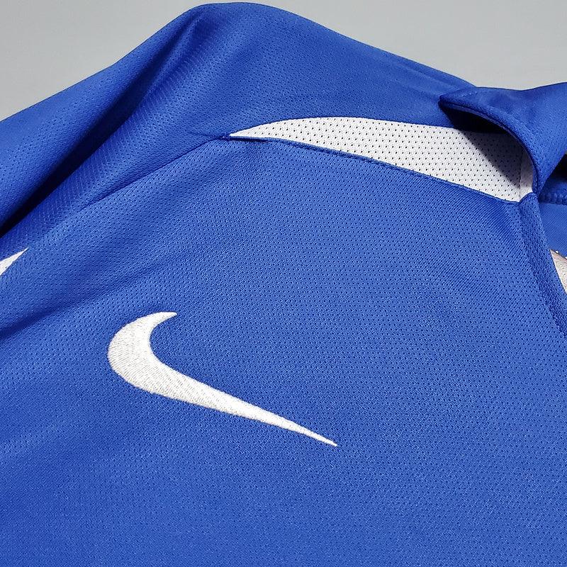 Camisa Nike - Brasil Away 2002/03 Retrô- Azul