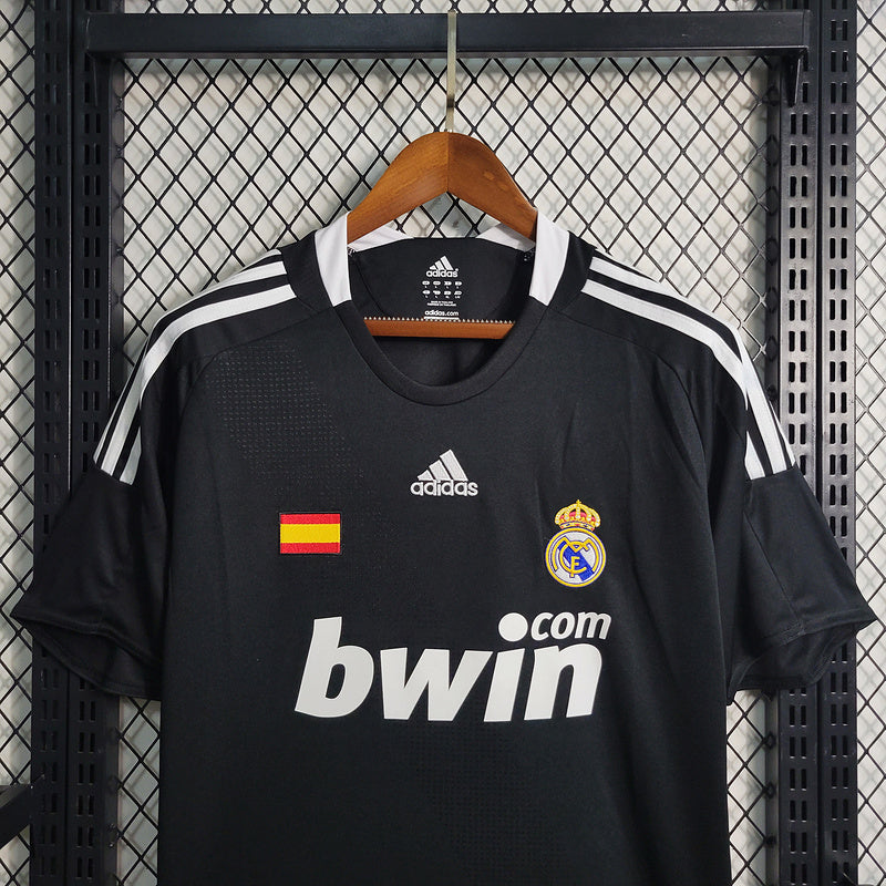 Camisa Adidas Real Madrid 08/09 - Retrô Preta