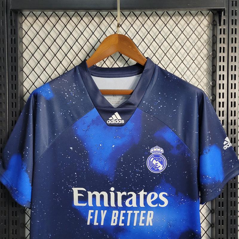 Camisa Adidas Real Madrid I 18/19 - Retrô Azul galáxia