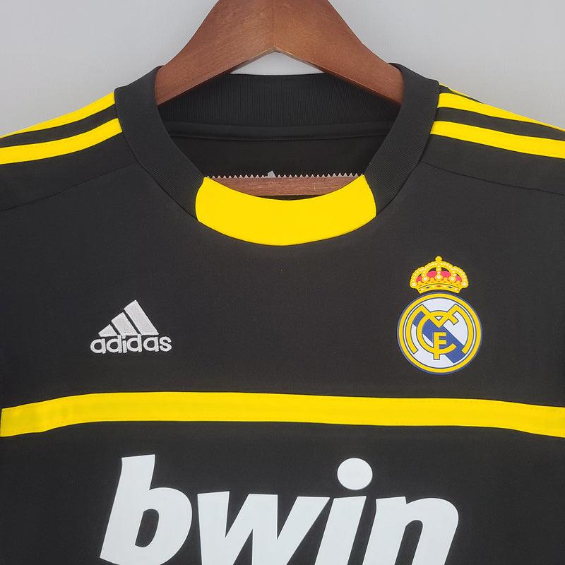 Camisa Adidas Real Madrid - Goleiro 11/12 - Retrô Preta