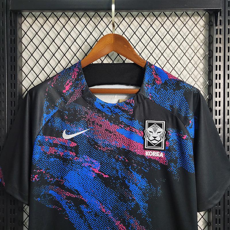 Camisa  Coreia Treino Nike 2023/24- Preto/Azul