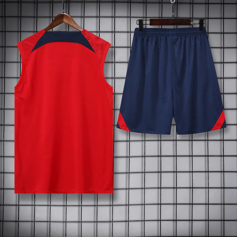 Conjunto Regata PSG 22/23 Nike - Vermelho