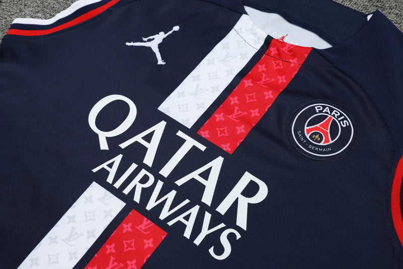 Conjunto Regata PSG 22/23 Jordan - Azul+Vermelho