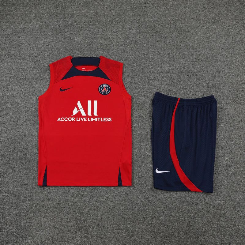 Conjunto Regata PSG 22/23 Nike - Vermelho