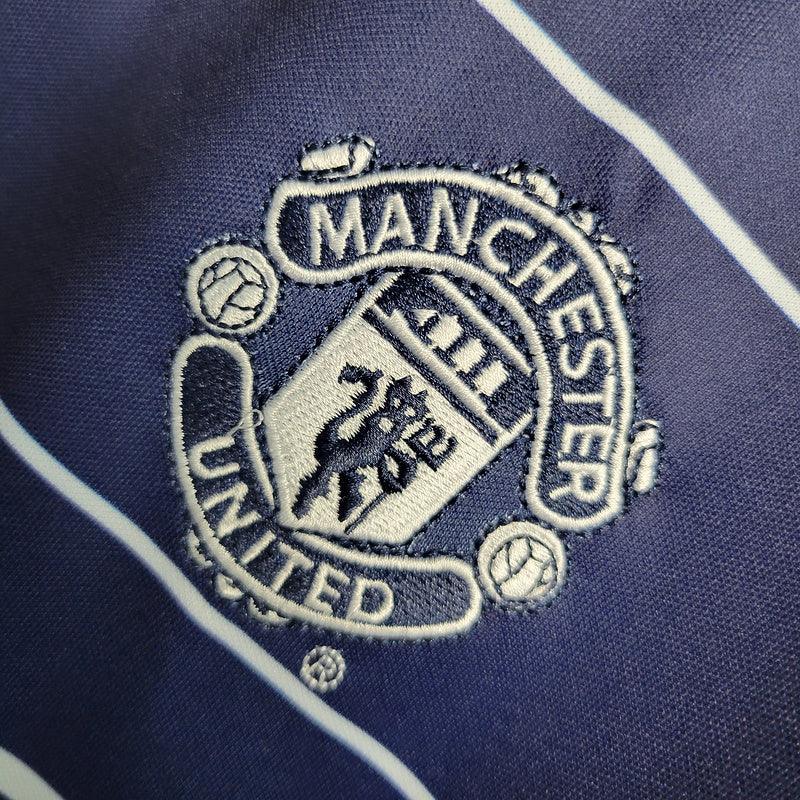 Camisa Manchester United Away Azul 1999/00 Retrô