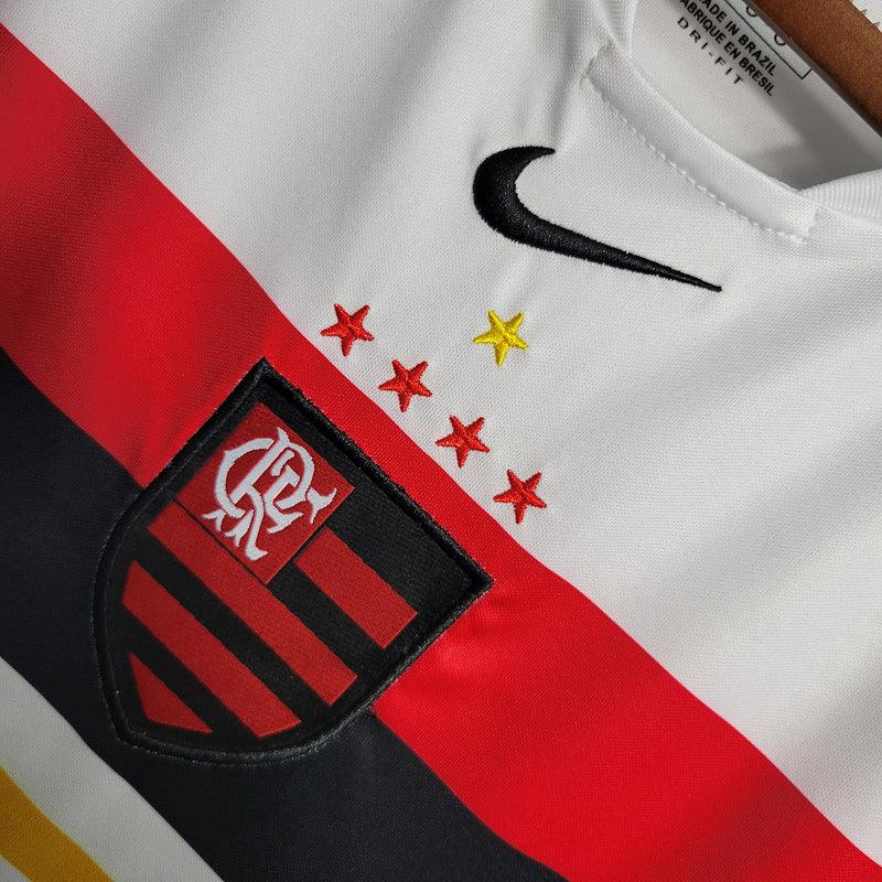 camisa Adidas - Flamengo Away 2002 Retrô  branco