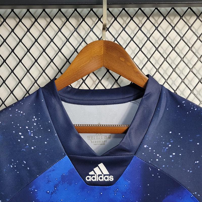 Camisa Adidas Real Madrid I 18/19 - Retrô Azul galáxia