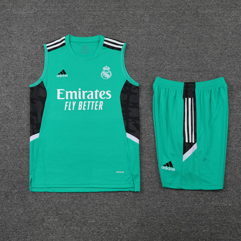 Conjunto Regata Real Madrid 22/23 Adidas - Verde