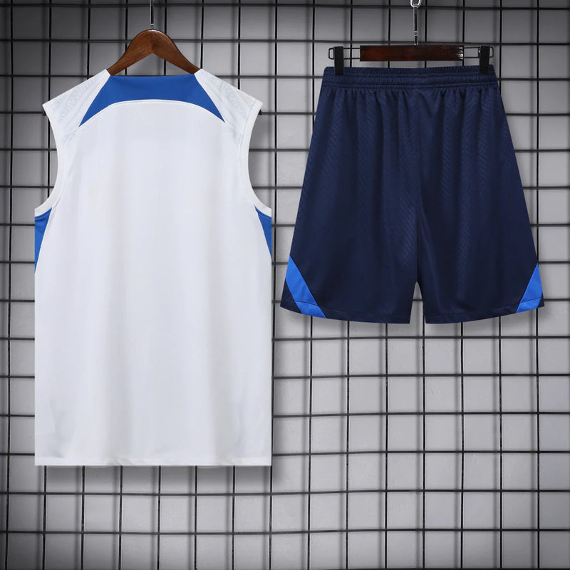 Conjunto Regata França 22/23 Nike - Branco + Azul