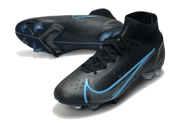 Chuteira de Campo Nike Mercurial Vapor 14 Elite FG Black Boost