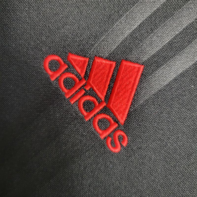 camisa Adidas - Flamengo 2019/20 Polo preto